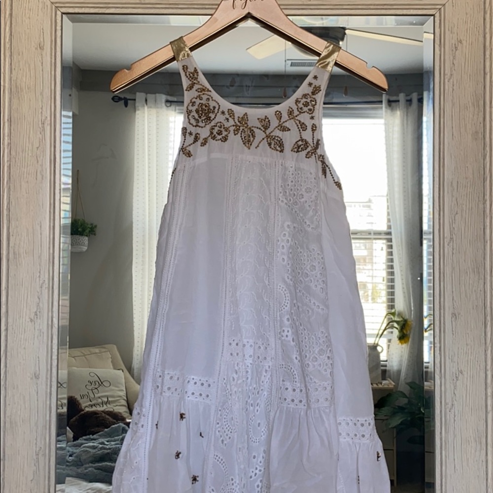 White Anthropologie Dress